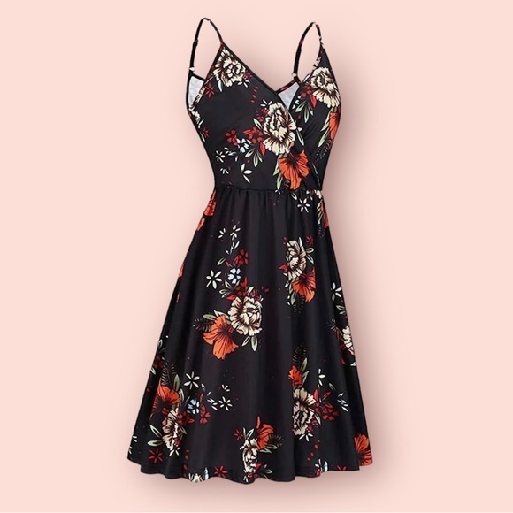 A-line Floral Dress - Picture 3 of 4